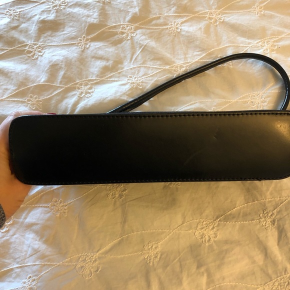 🤎 Cute Black/Ivory/Brown Fabric ‘Designer’ Purse - Picture 2 of 8